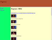 Tablet Screenshot of popstars.ookdit.nl